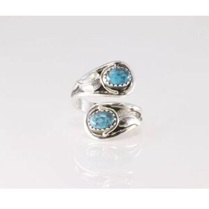 Sterling Silver and Turquoise Navajo Women's Ring